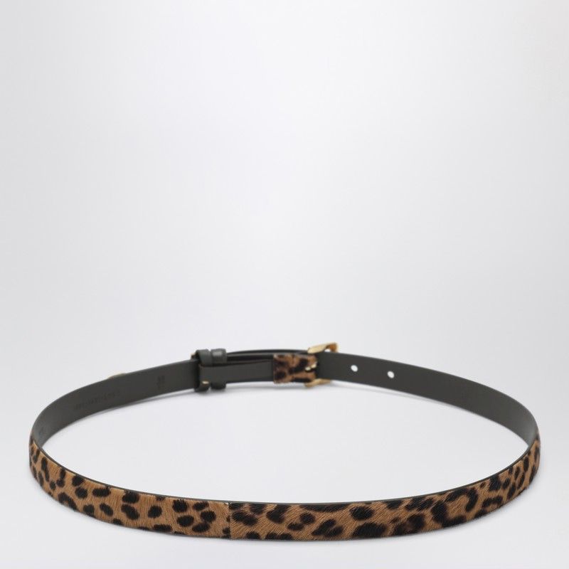 FENDI Forever Belt in Pony-Effect Calfskin Leather