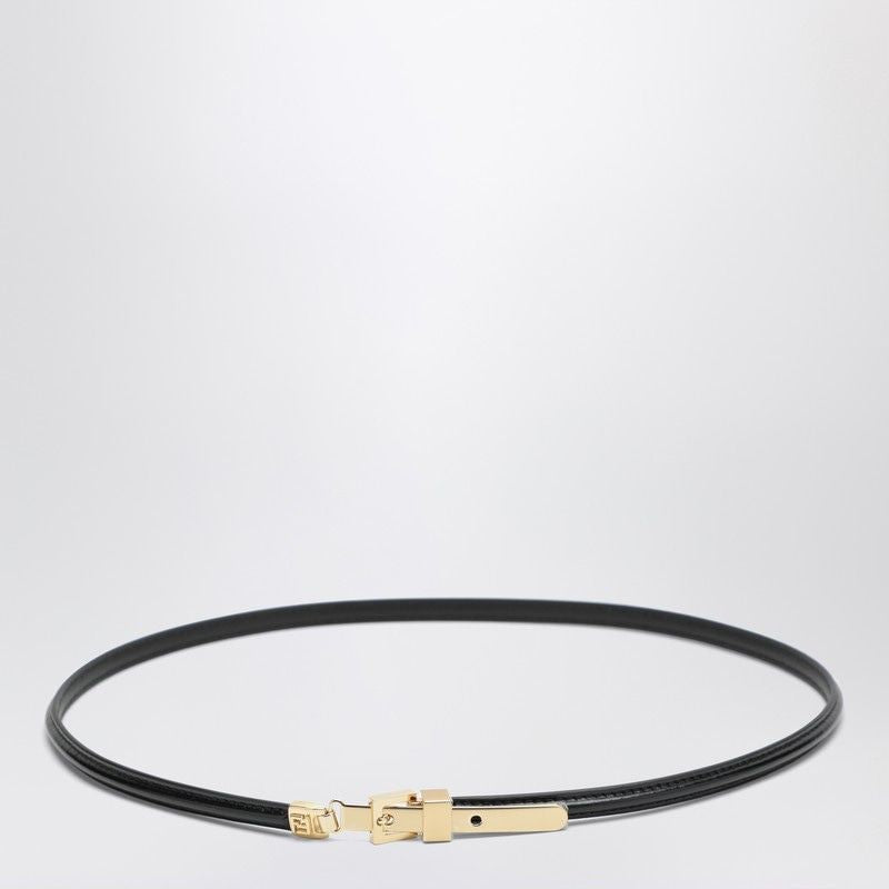 FENDI FF Thin Leather Belt for Women