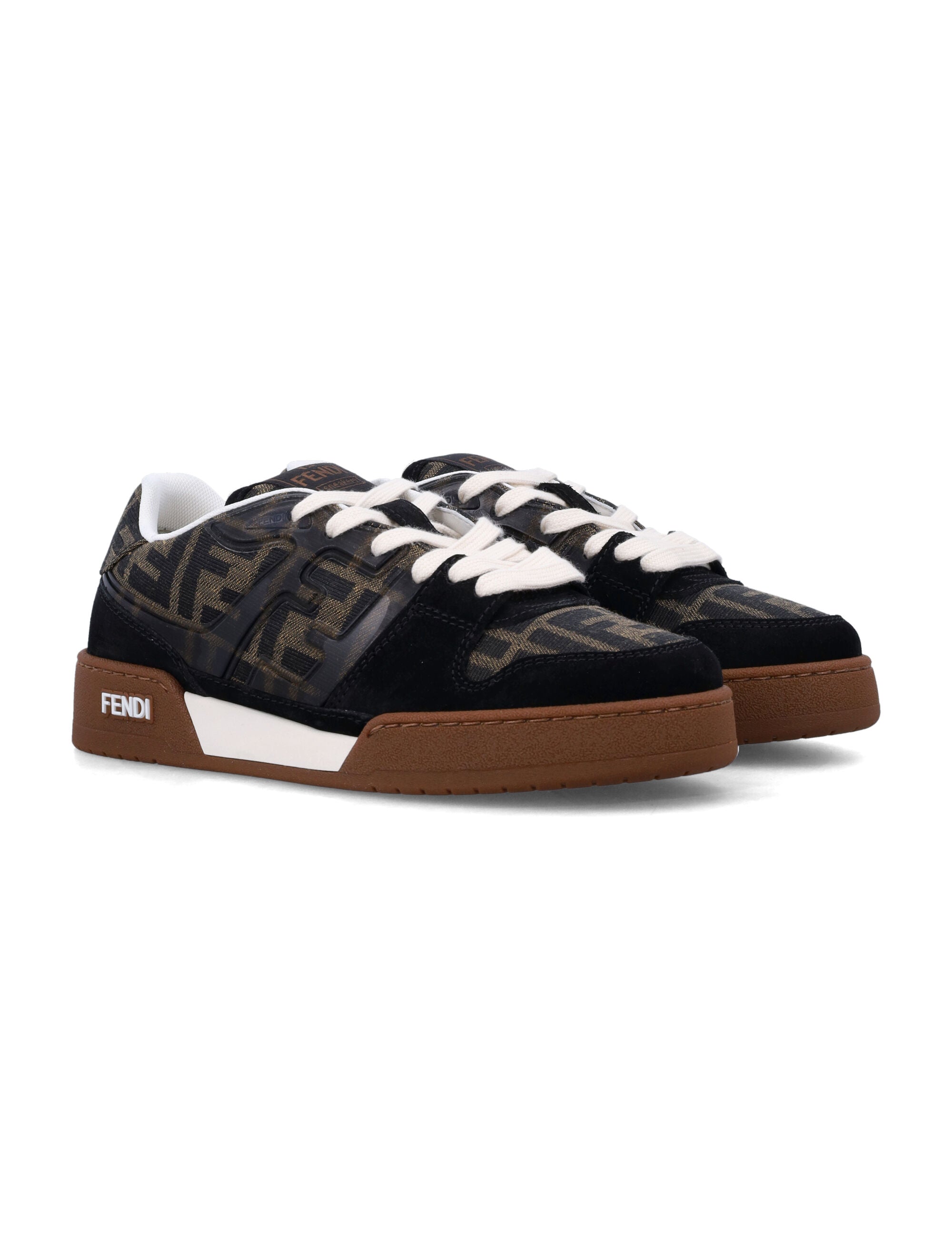 FENDI Panelled Monogram Sneakers for Women