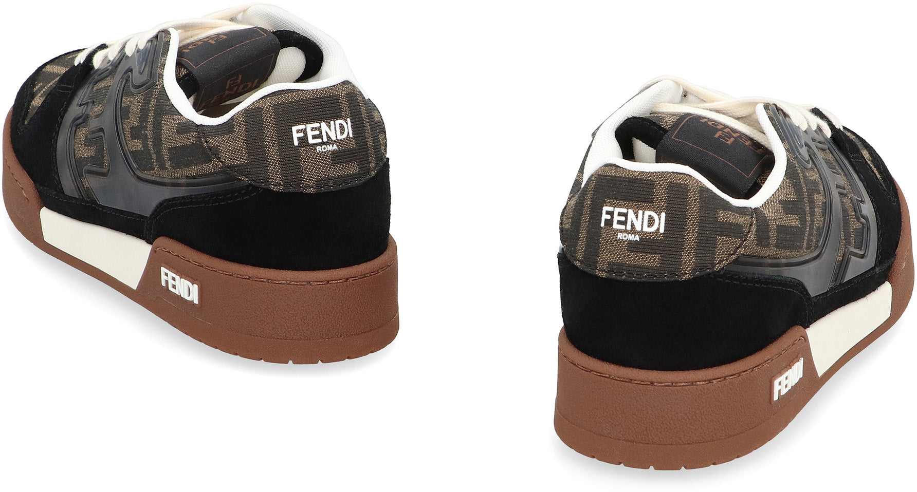 FENDI Match Fabric Low-Top Sneakers for Women