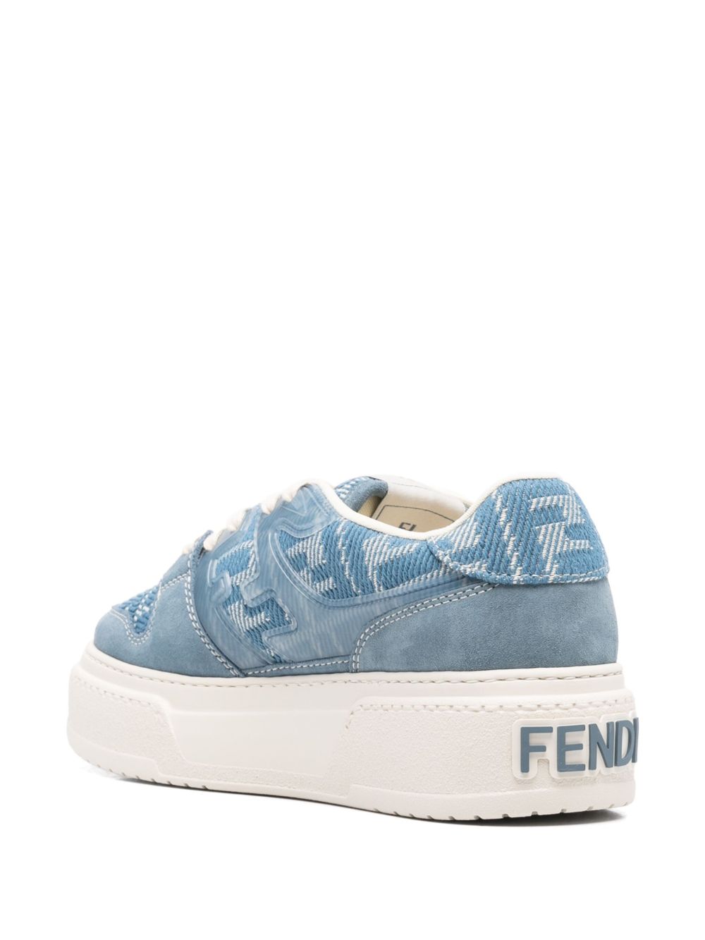 FENDI Lace-Up Fastening Platform Sole Sneakers