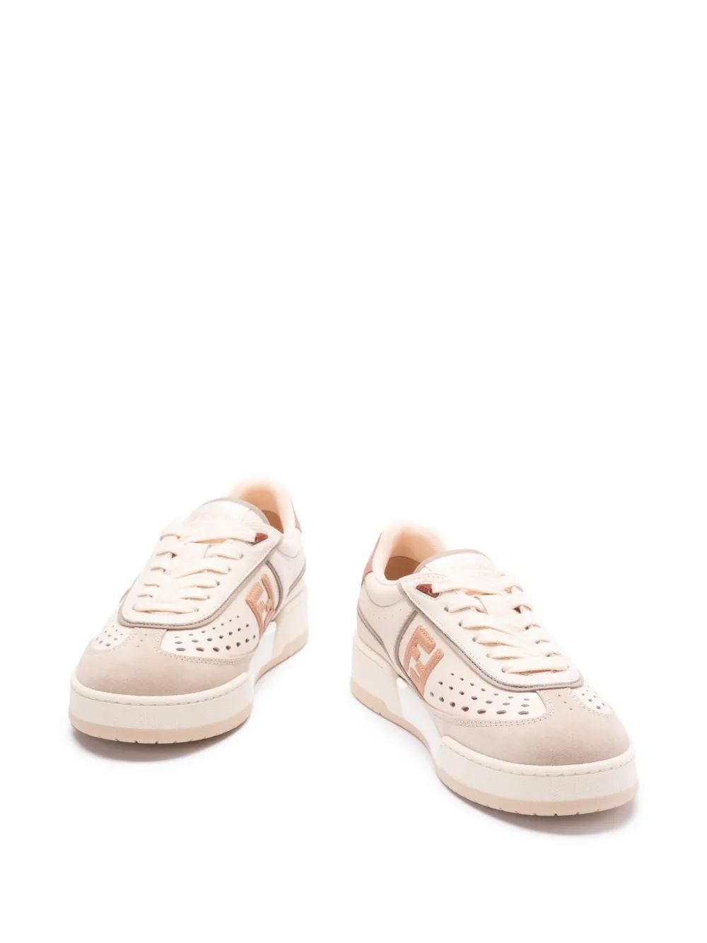 FENDI Leather Low-Top Sneakers for Women