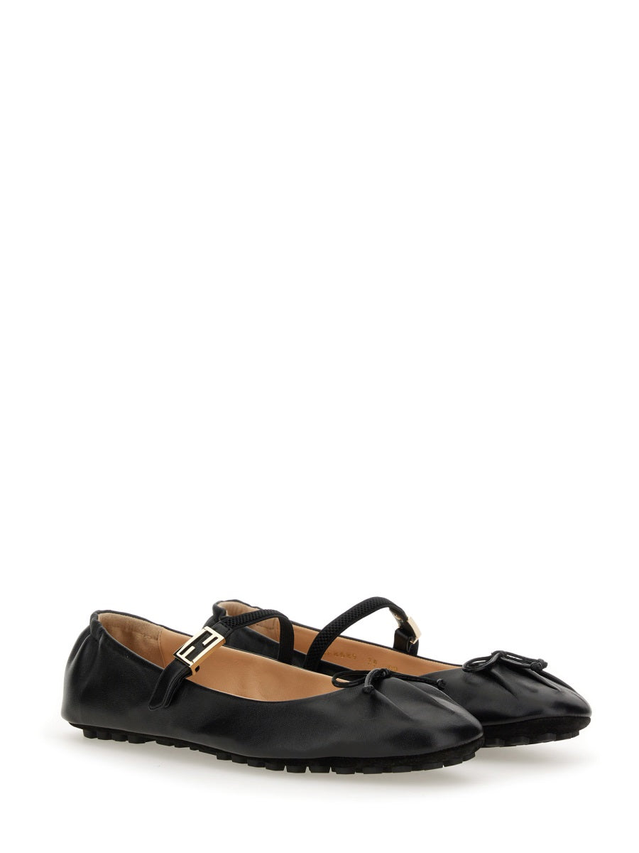 FENDI Leather Flats for Women - SS25 Collection