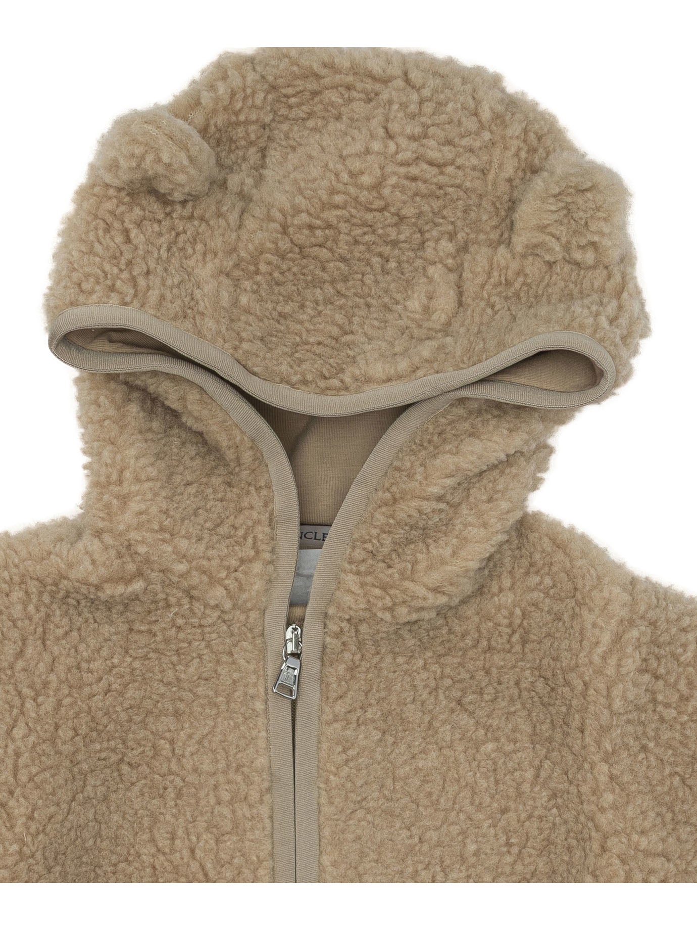 MONCLER KIDS Mini Teddy Jacket with Logo for Boys