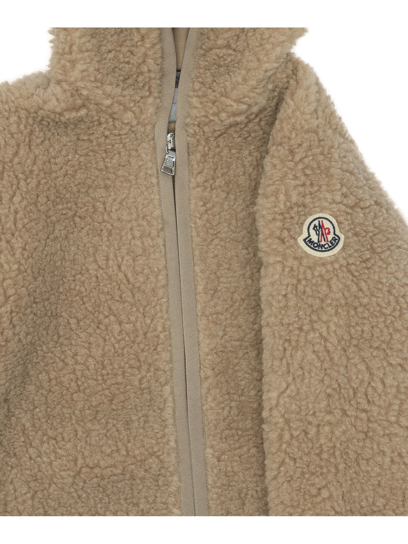 MONCLER KIDS Mini Teddy Jacket with Logo for Boys