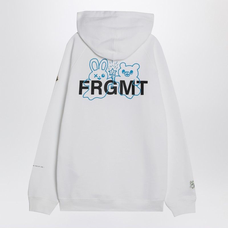 MONCLER GENIUS Cartoon Logo Hoodie - Size L