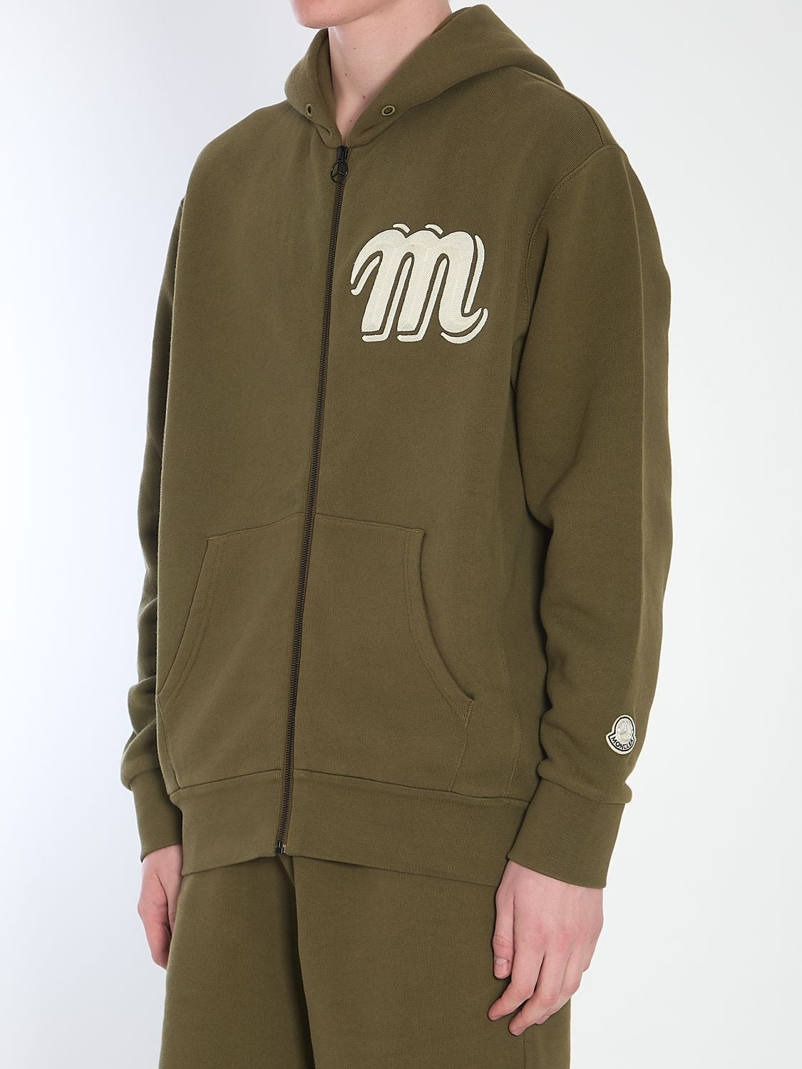MONCLER GENIUS Oversized Embroidered Hoodie for Men