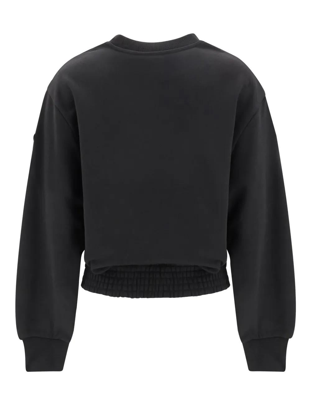 MONCLER Crew Neck Logo Sweatshirt Size S