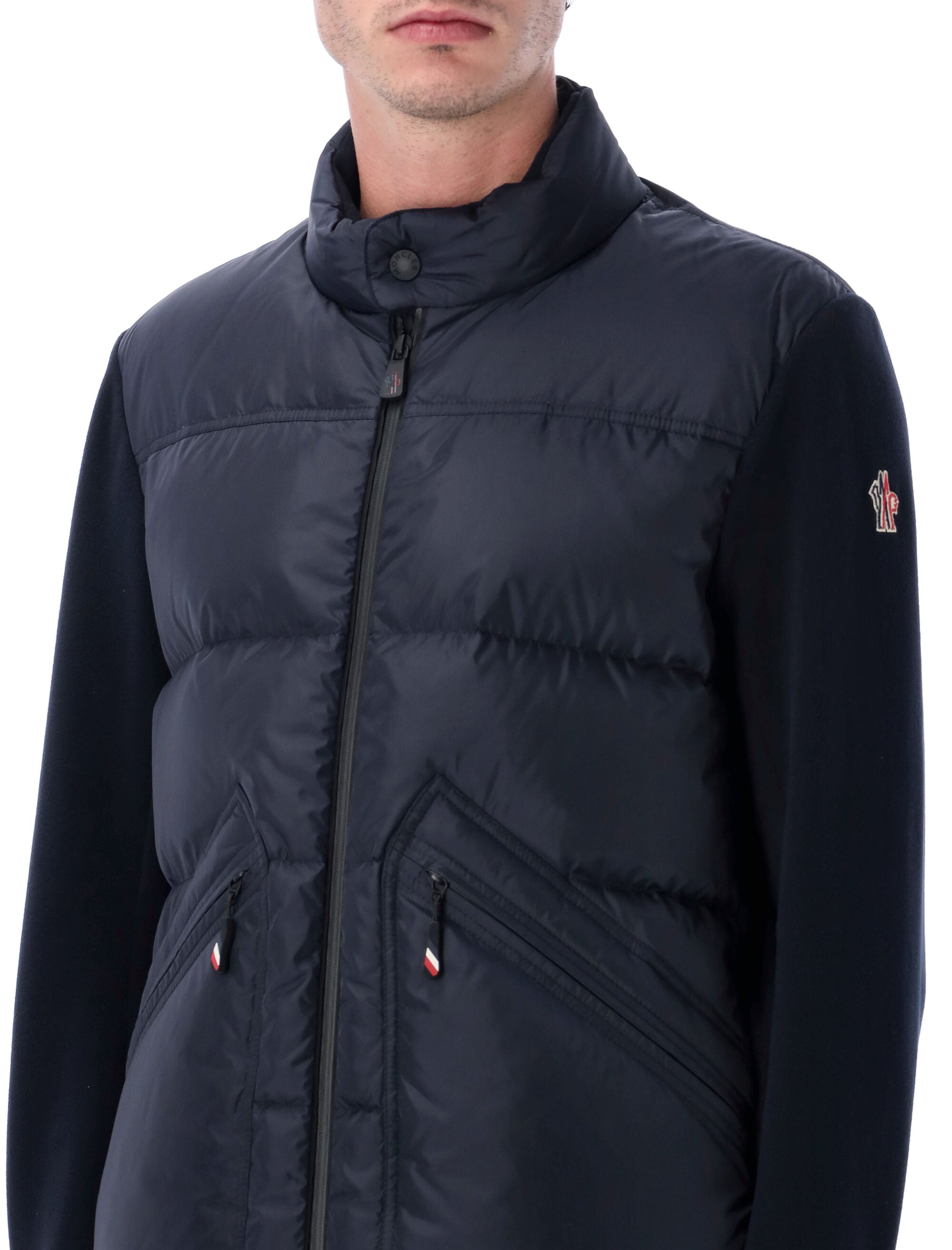 MONCLER GRENOBLE Padded Zip-Up Cardigan for Men - Size L