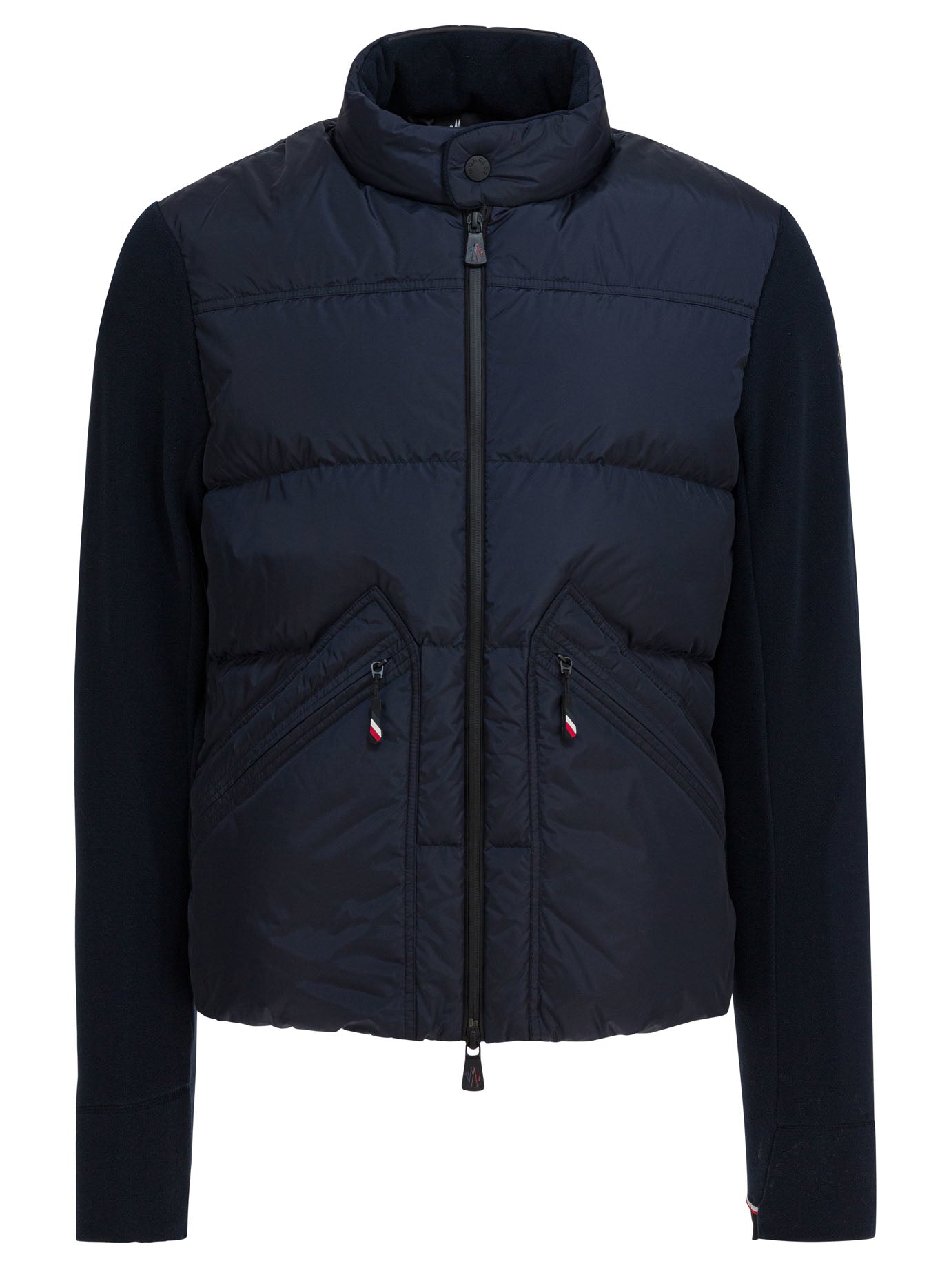 MONCLER GRENOBLE Lightweight Down Jacket with Logo - Regular Fit