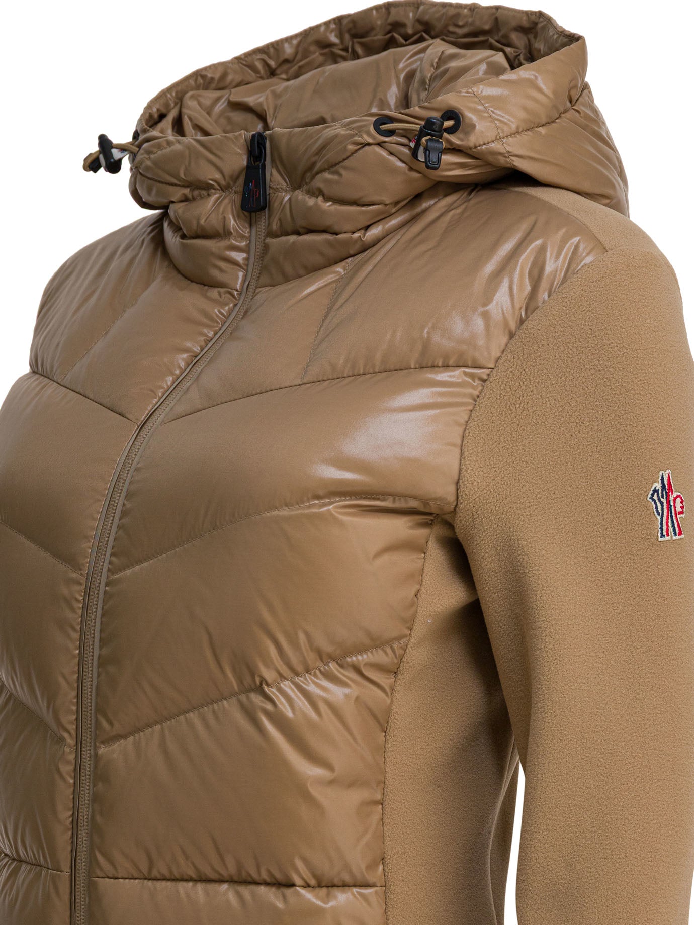 MONCLER GRENOBLE Fleece Sweatshirt with Zipper for Women - Regular Fit