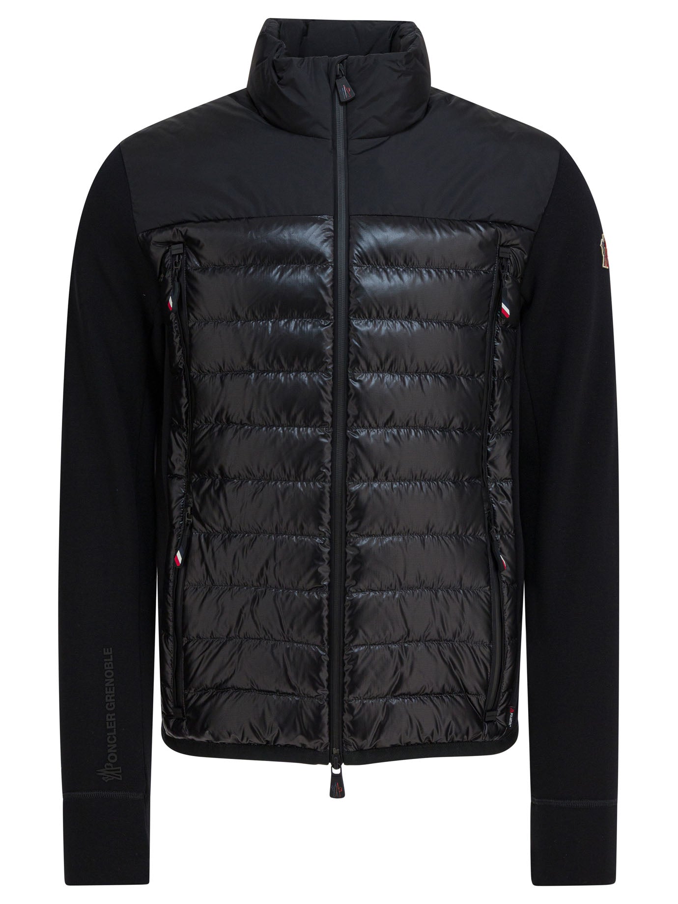 MONCLER GRENOBLE Lightweight Down Jacket with Logo - Regular Fit for Men