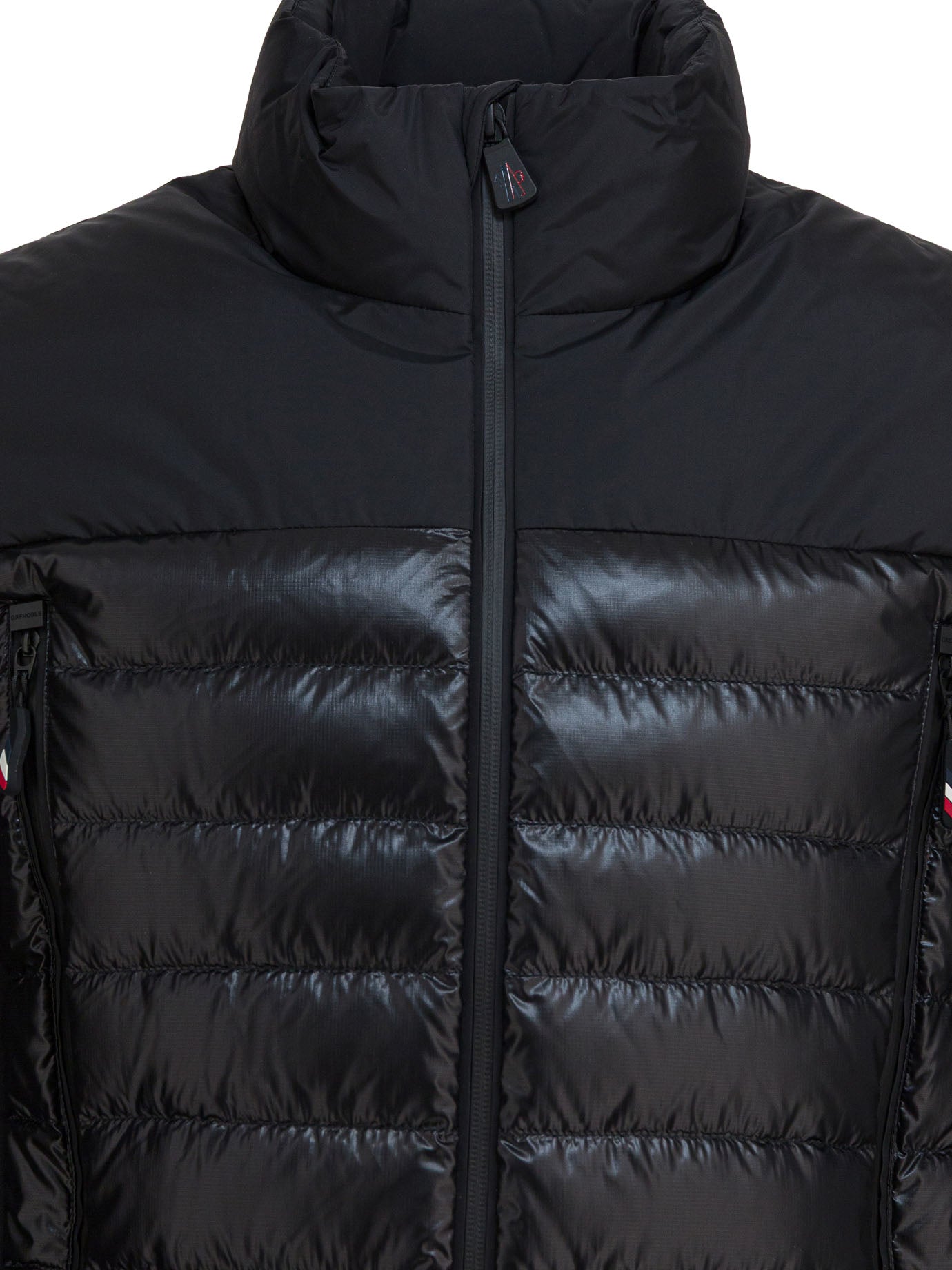 MONCLER GRENOBLE Lightweight Down Jacket with Logo - Regular Fit for Men