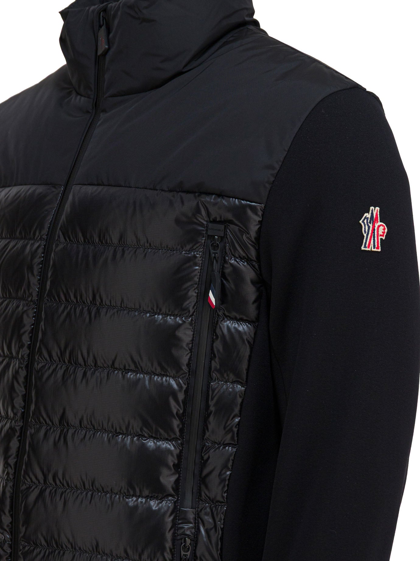 MONCLER GRENOBLE Lightweight Down Jacket with Logo - Regular Fit for Men