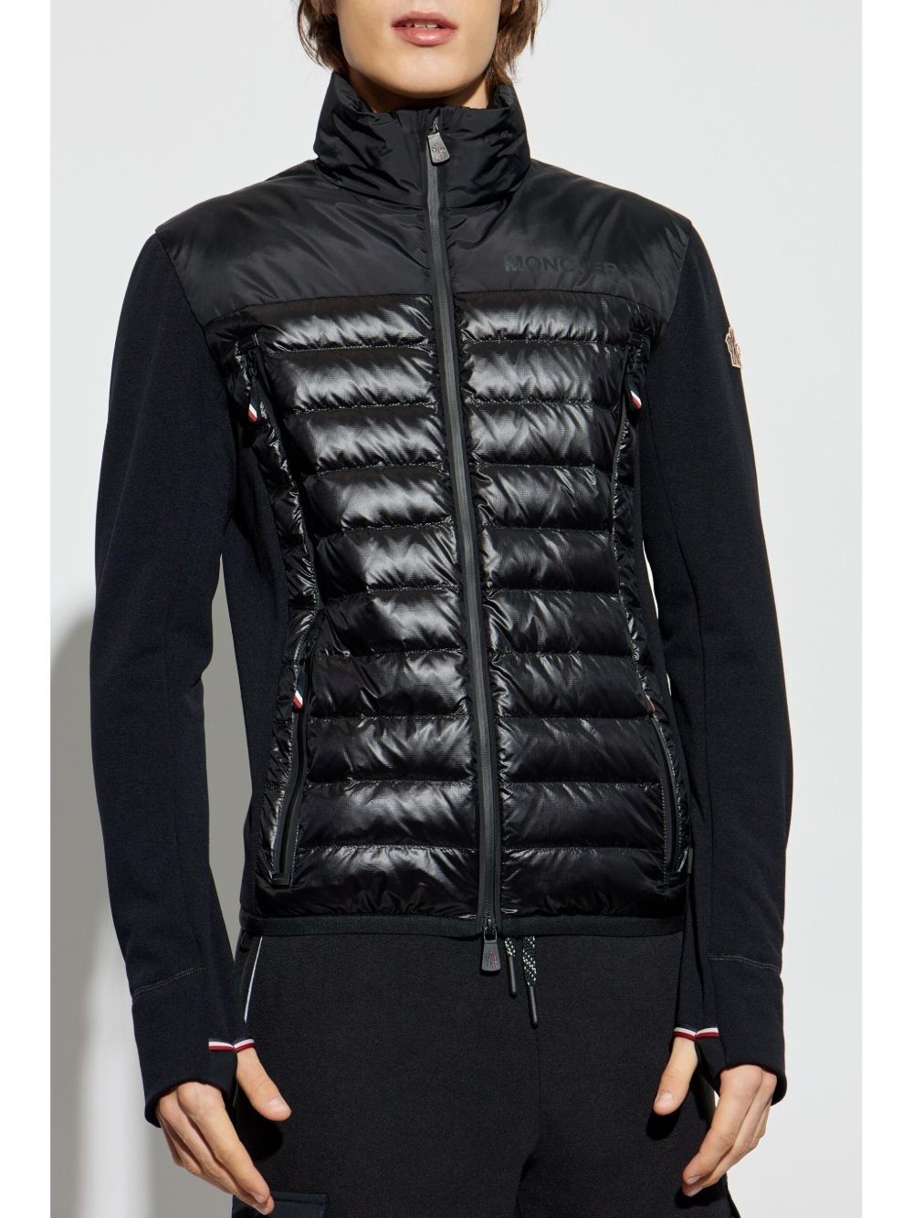 MONCLER Men's Zip-Up Polartec Down Jacket