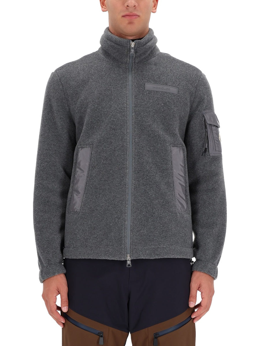 MONCLER Zippered Cardigan - Size L for Men