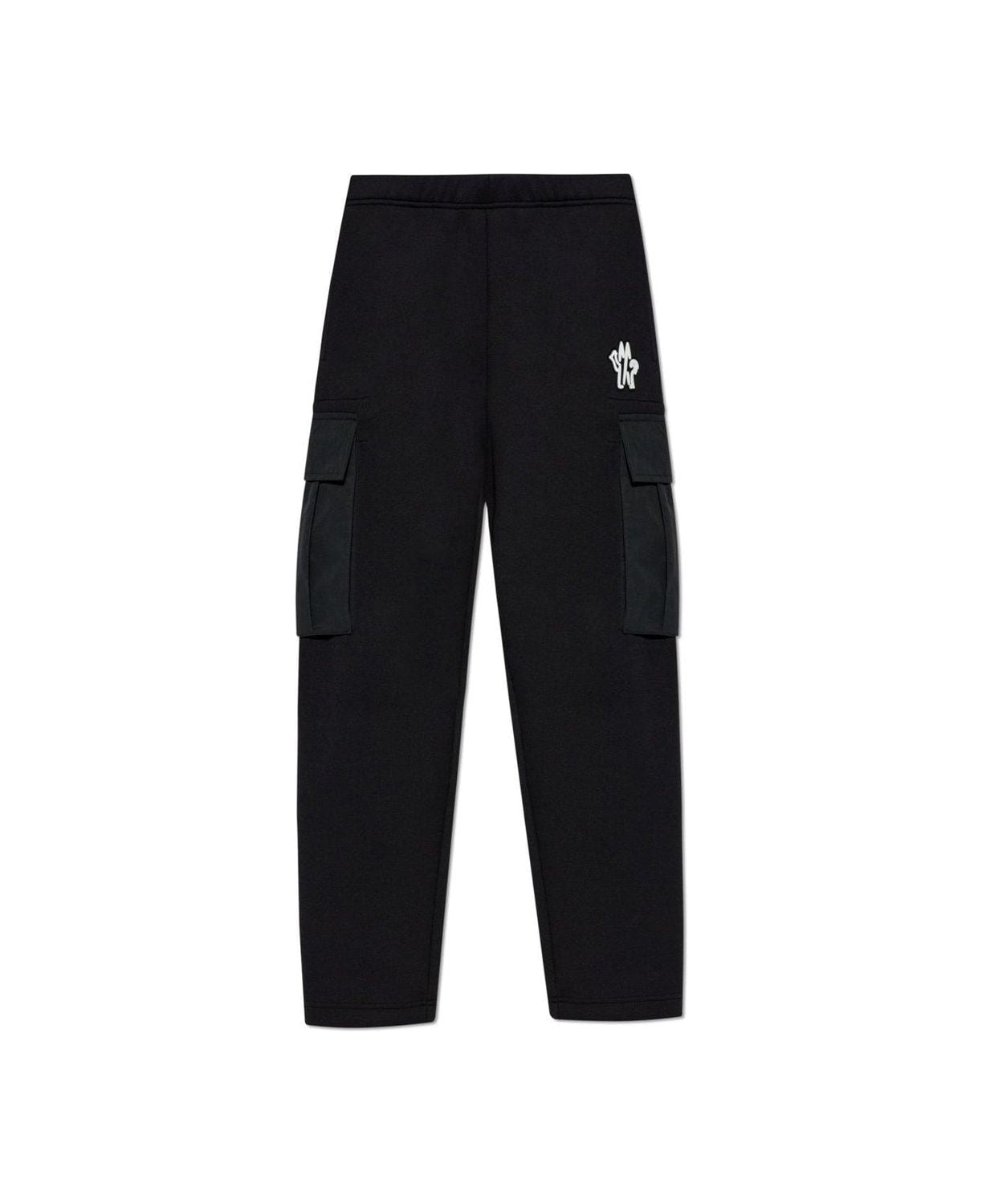 MONCLER Men's Regular Fit Jogging Pants with Logo - Size L