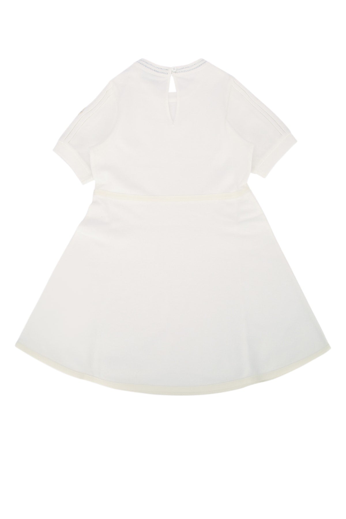 MONCLER KIDS Cotton Mini Dress with Logo for Girls