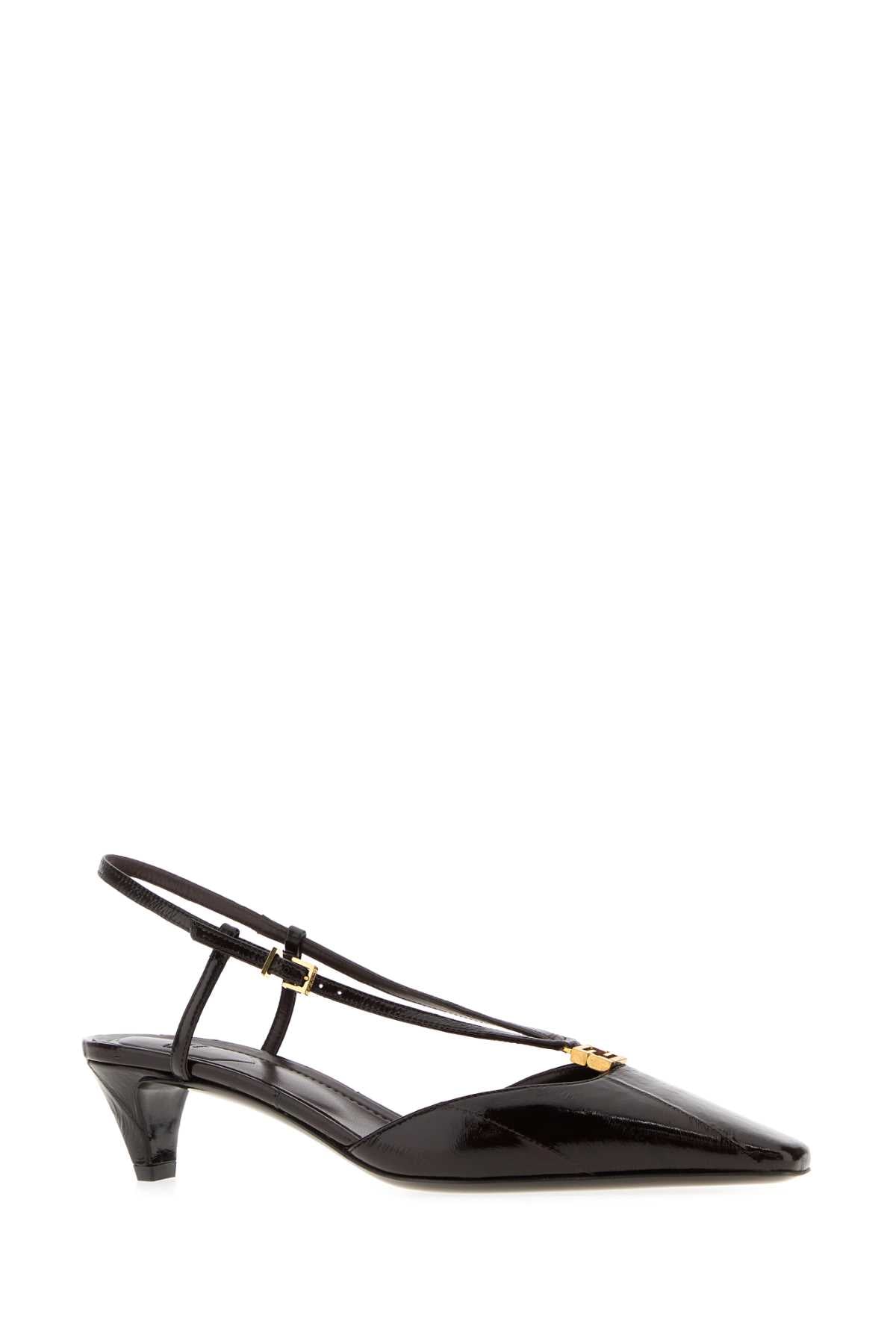 FENDI Elegant Leather Fold Pumps for Women