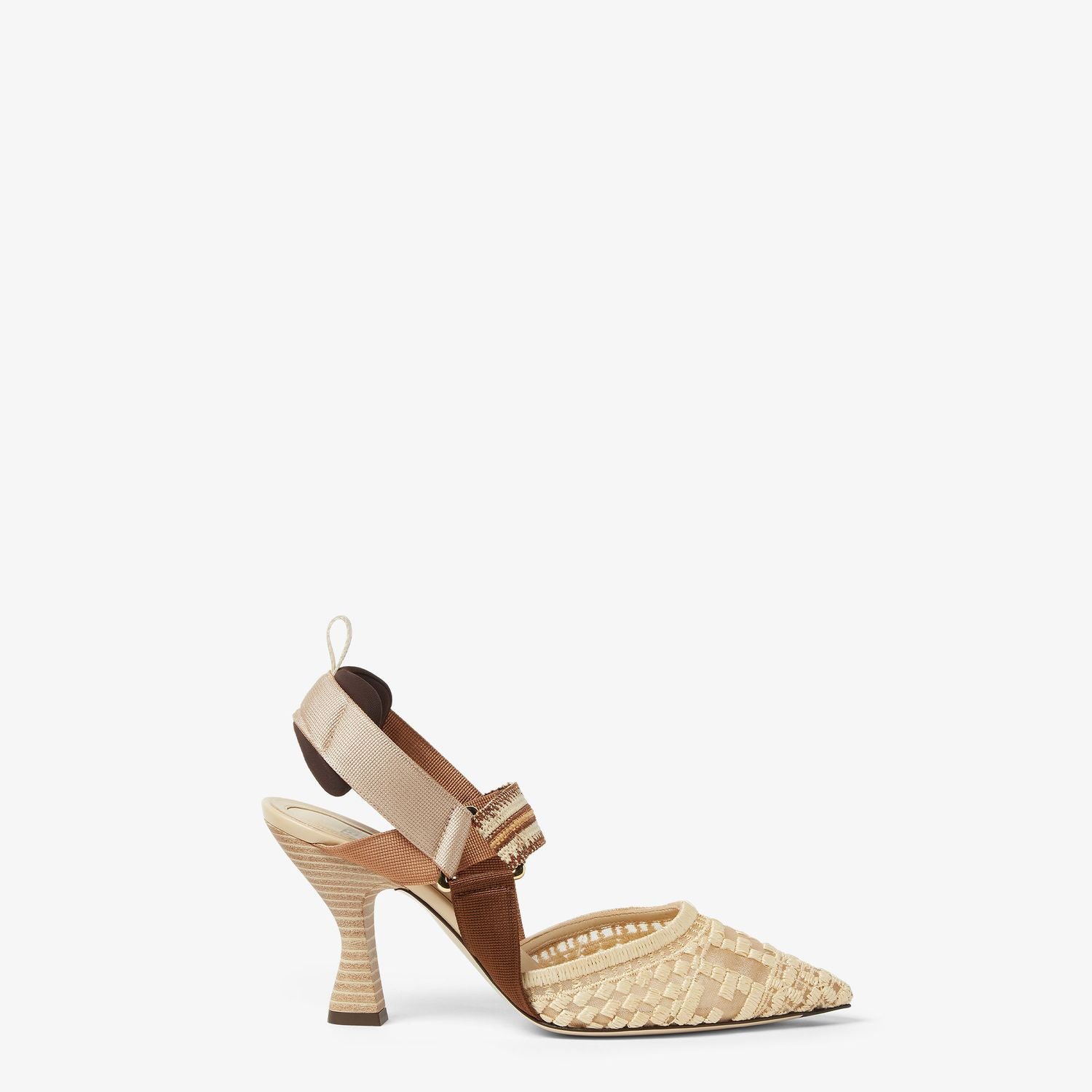 FENDI Elegant Mini Rafia Pumps for Women