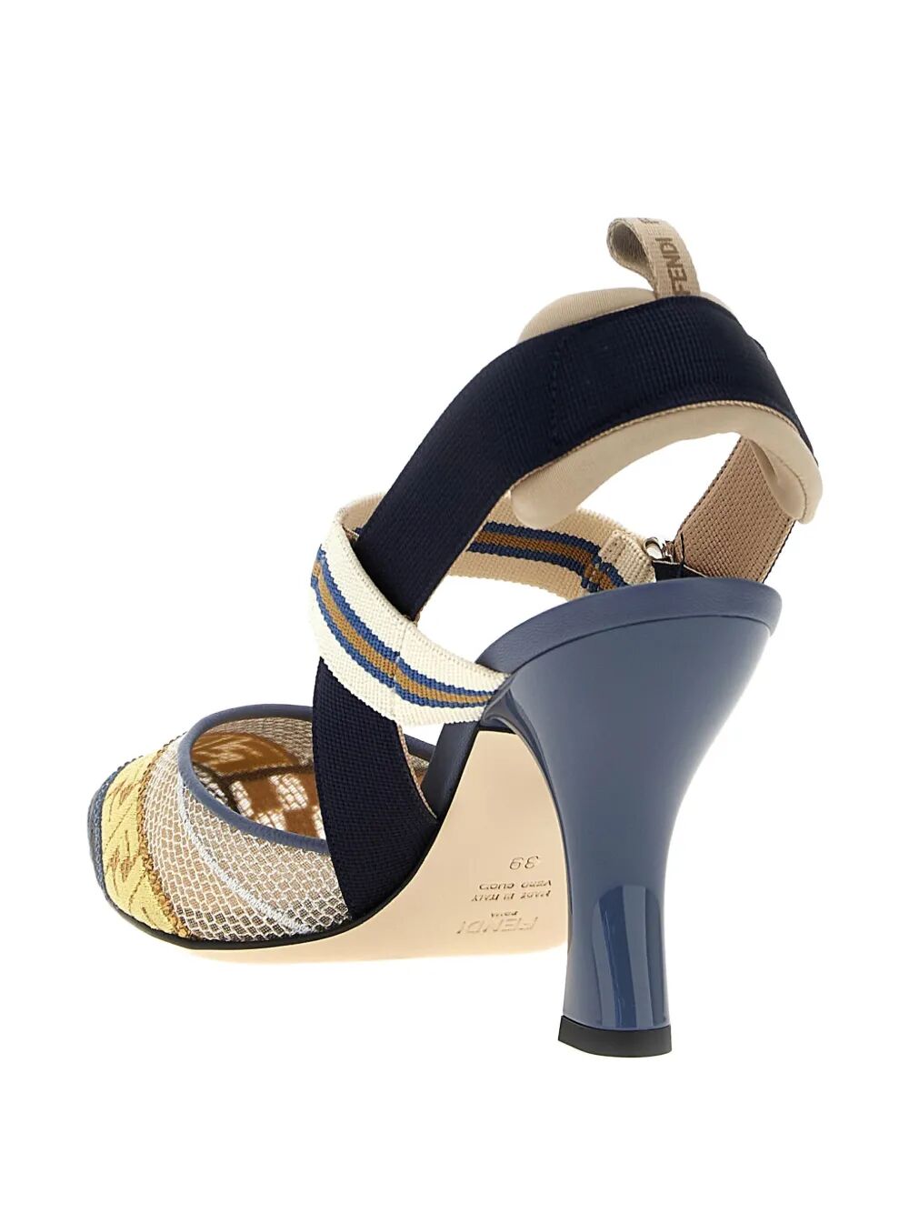 FENDI Medium-Heeled Mesh Slingbacks for Women