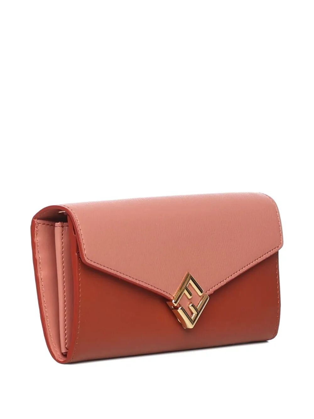 FENDI Mini Diamonds Continental Wallet on Chain - Leather