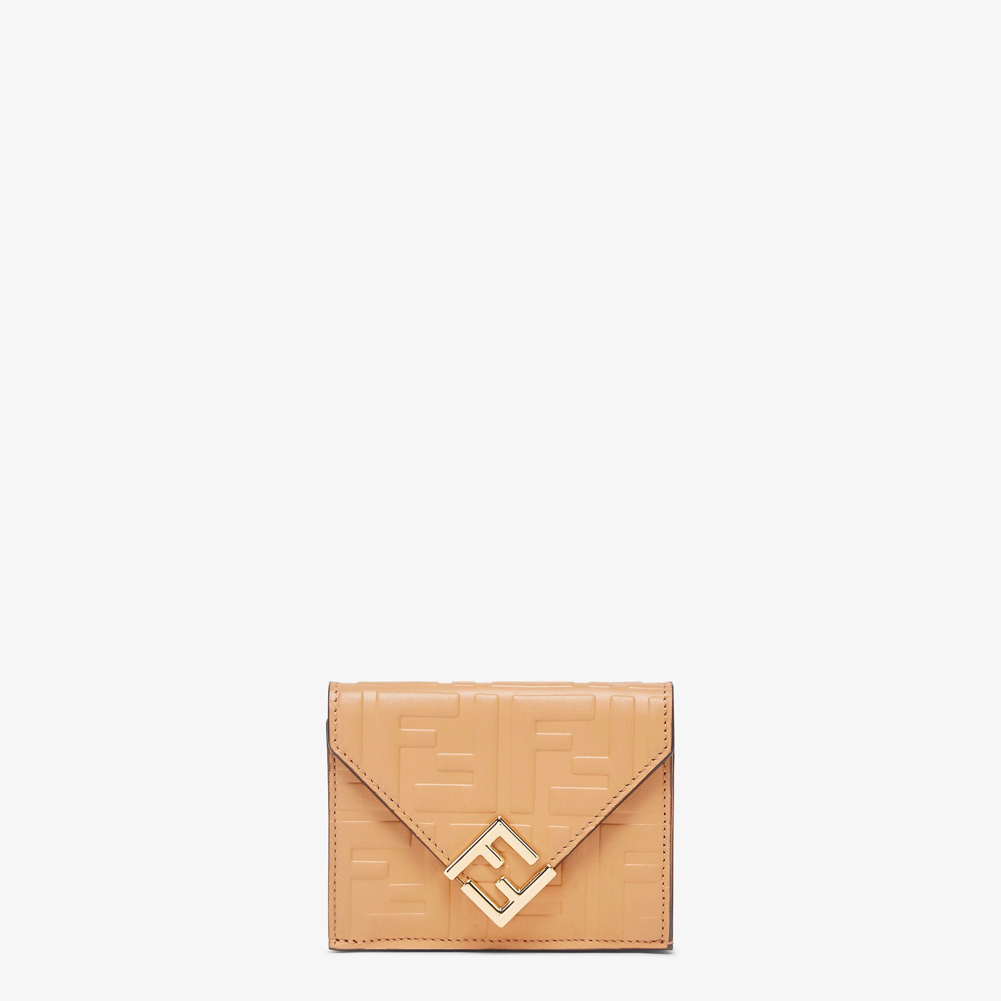 FENDI Mini Trifold Leather Wallet - Sophisticated Style