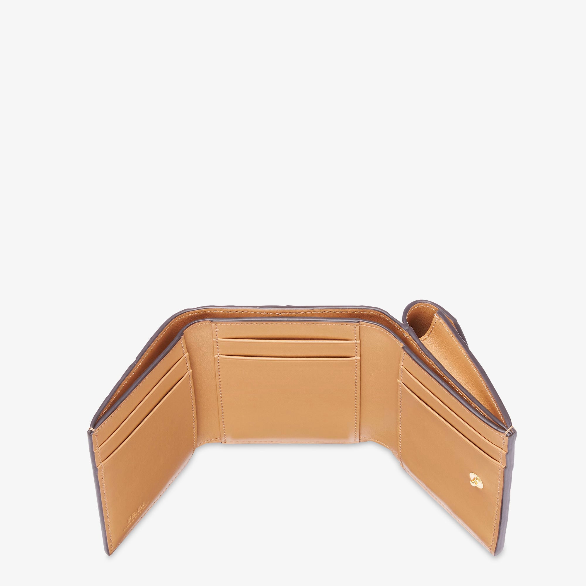 FENDI Mini Trifold Leather Wallet - Sophisticated Style