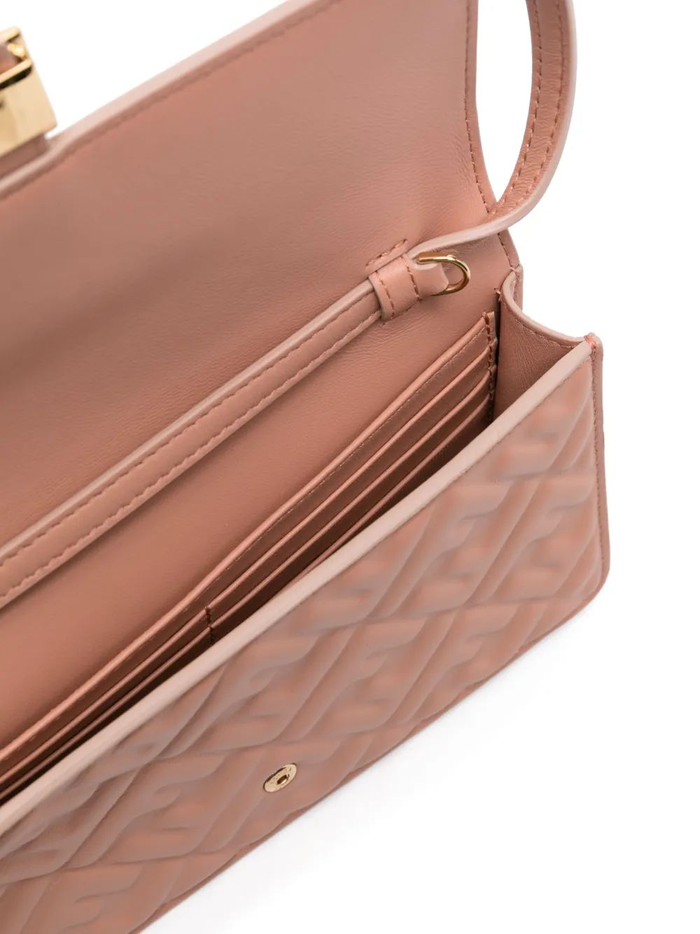 FENDI Leather Mini Wallet Clutch