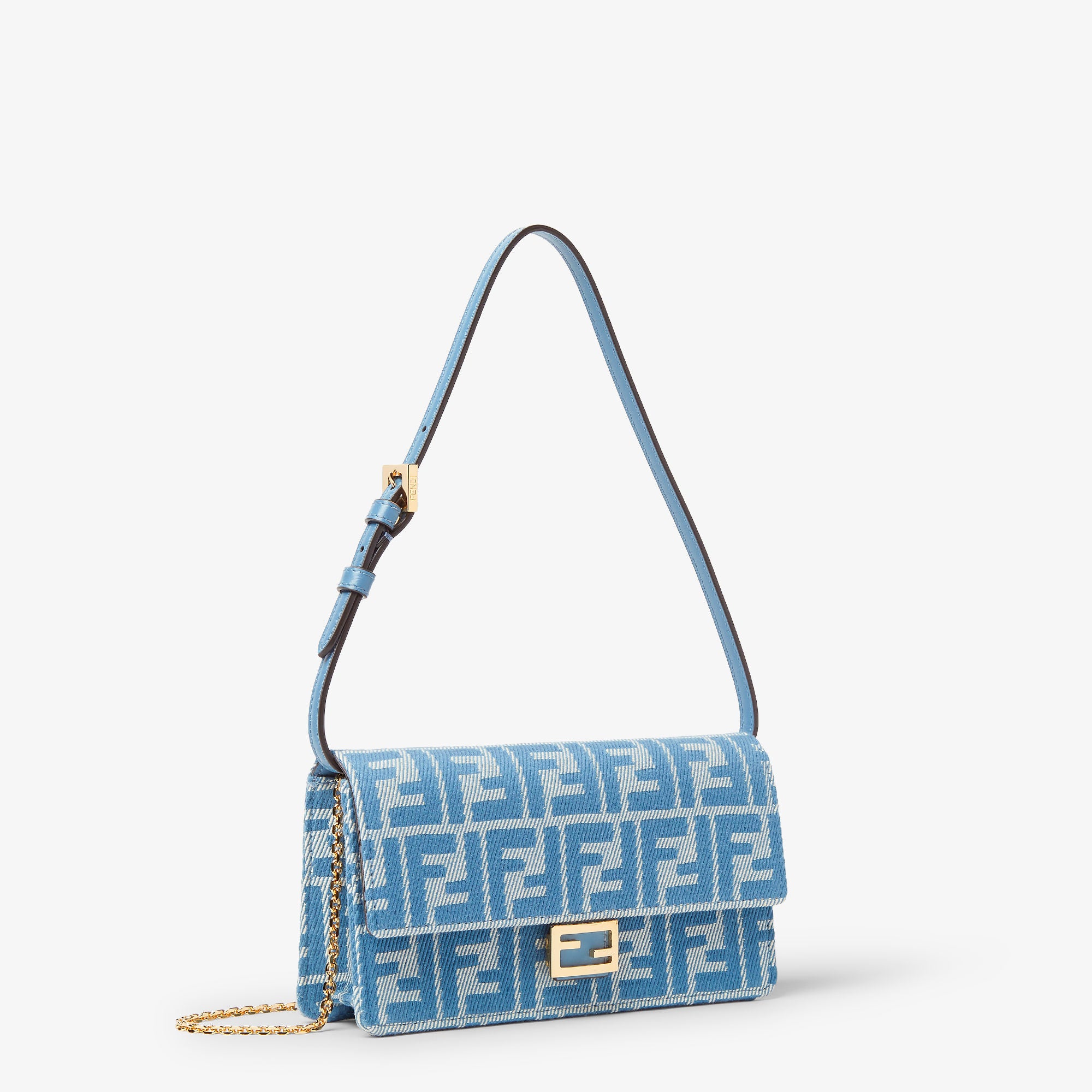 FENDI Mini Wallet on Chain Baguette Bag