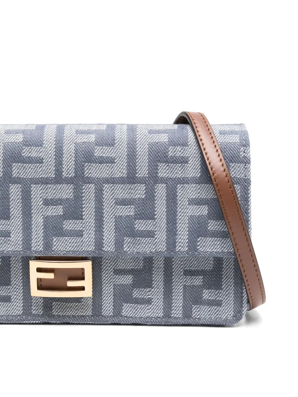 FENDI Mini Wallet on Chain Bag with Jacquard Logo