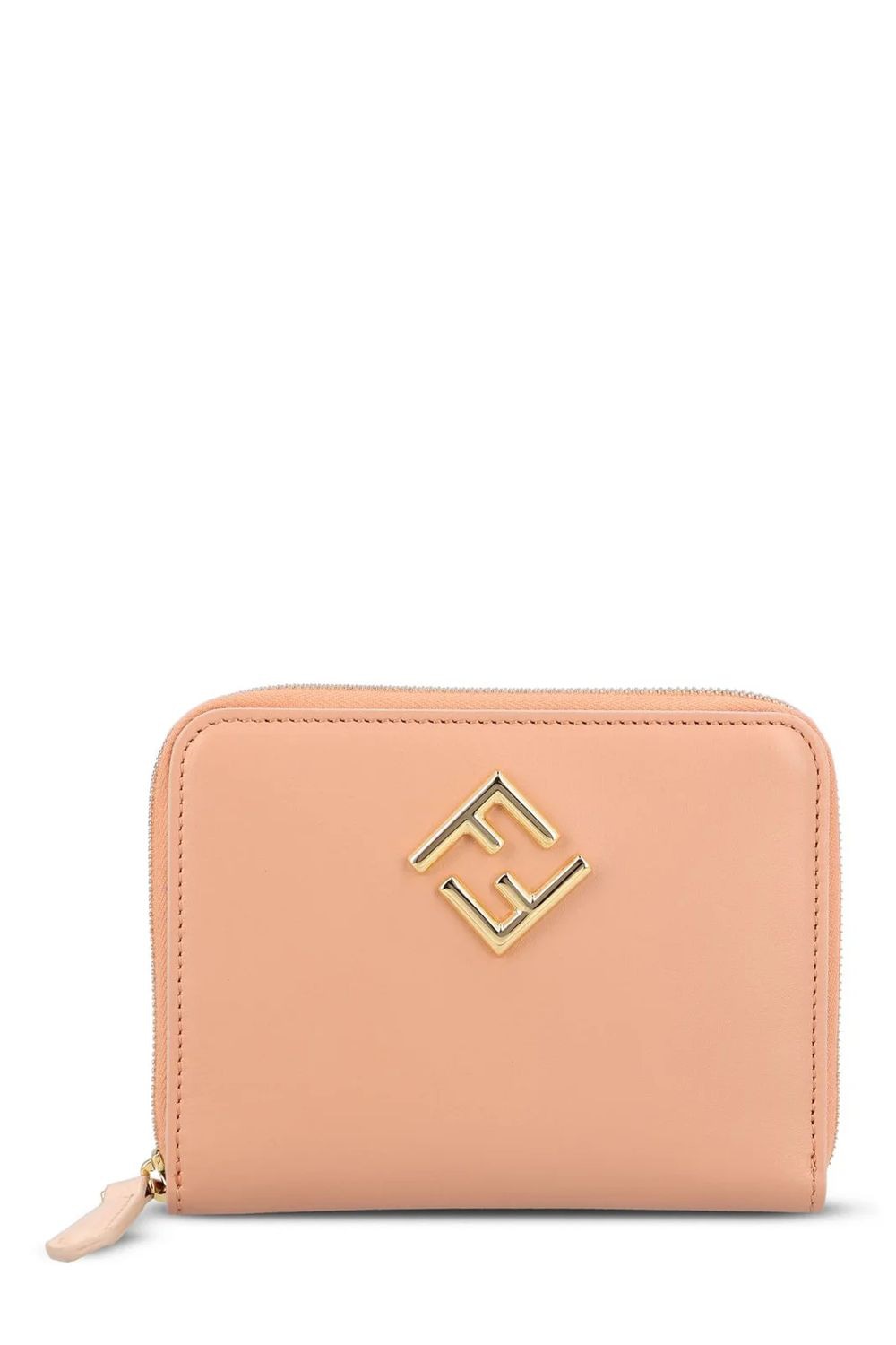 FENDI Mini Diamond-Pattern Wallet