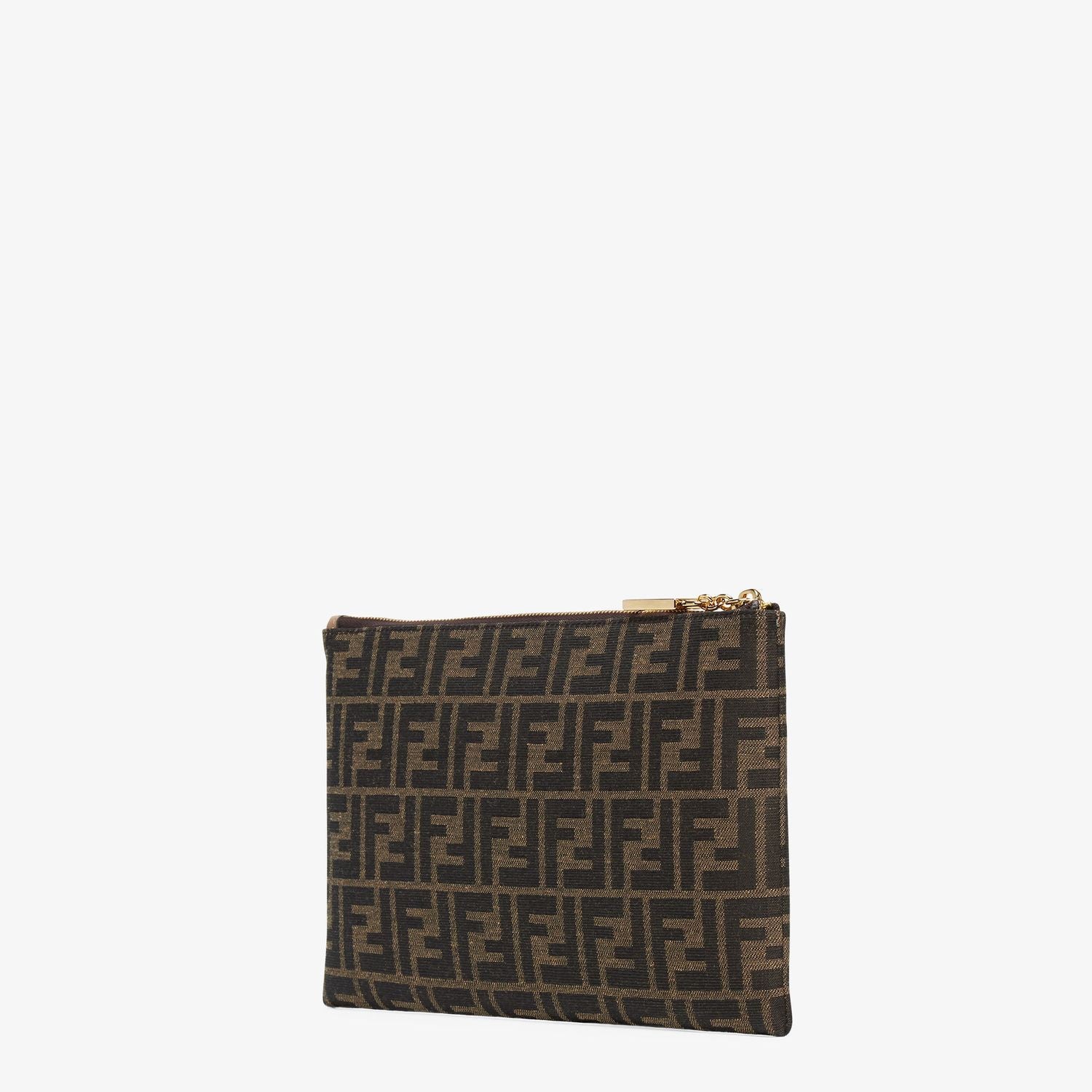 FENDI Medium Pouch Handbag with FF Logo