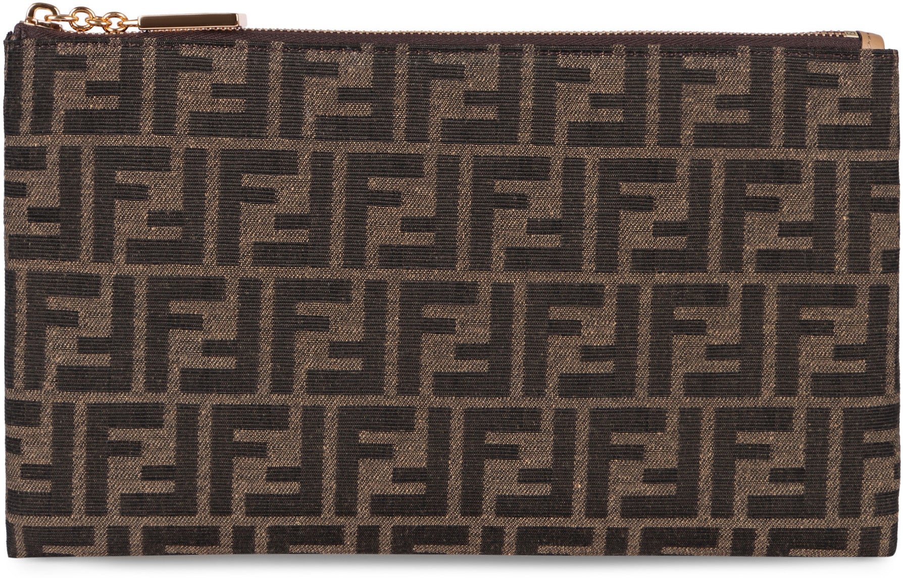 FENDI Medium Pouch Handbag with FF Logo