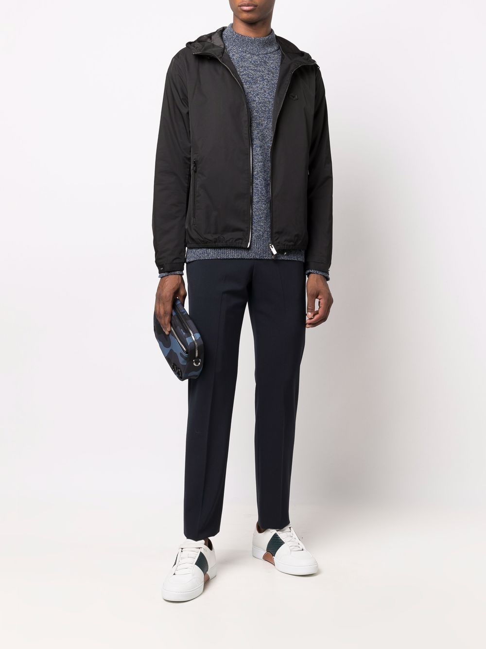 EMPORIO ARMANI Nylon Blouson Jacket - Fall Winter 2025