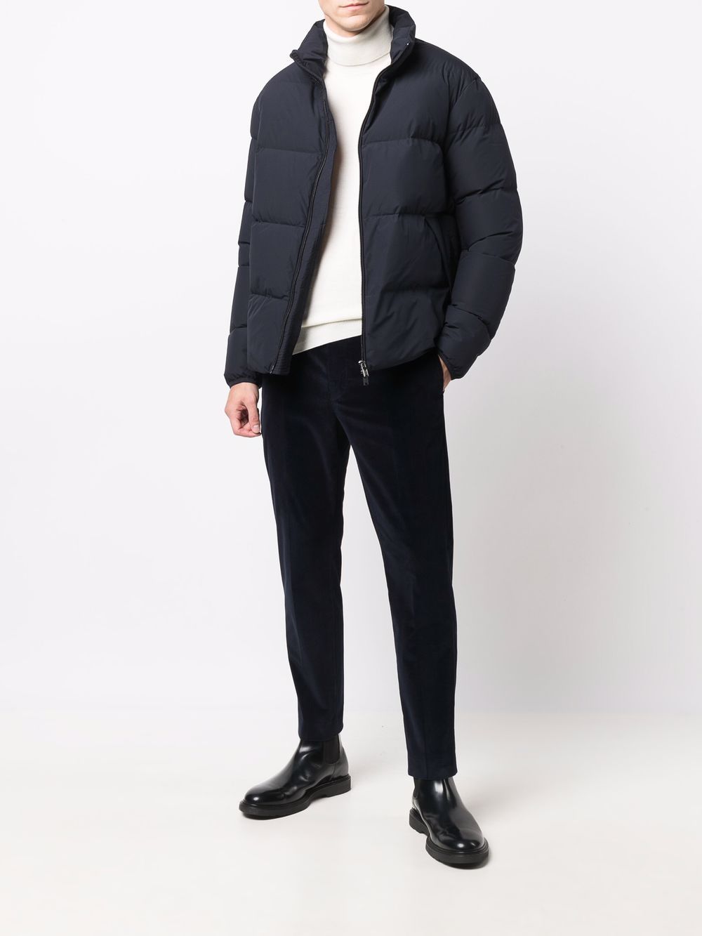 EMPORIO ARMANI Nylon Short Down Jacket for Men