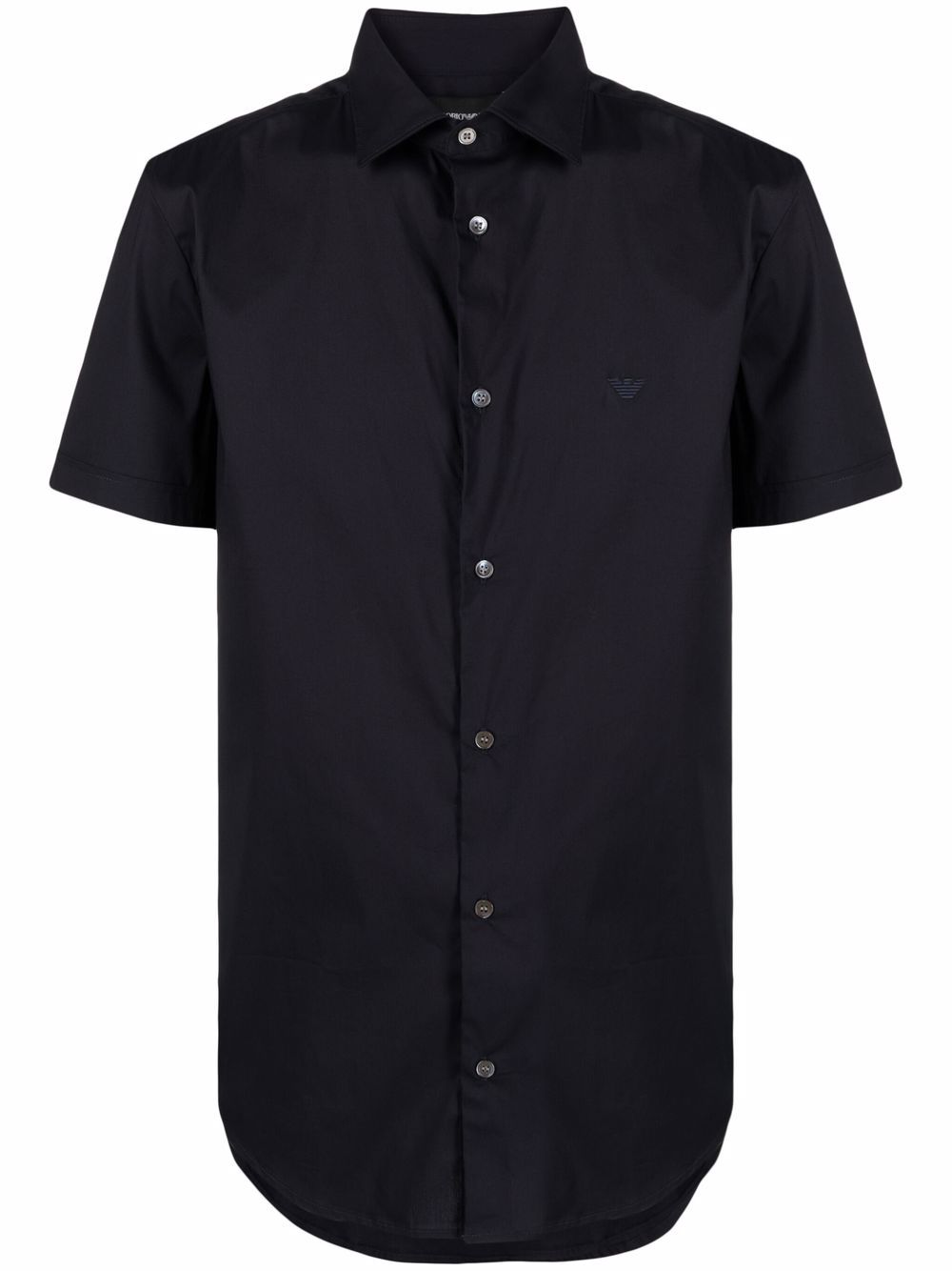 EMPORIO ARMANI Cotton Button-Up Shirt for Men - FW25 Collection