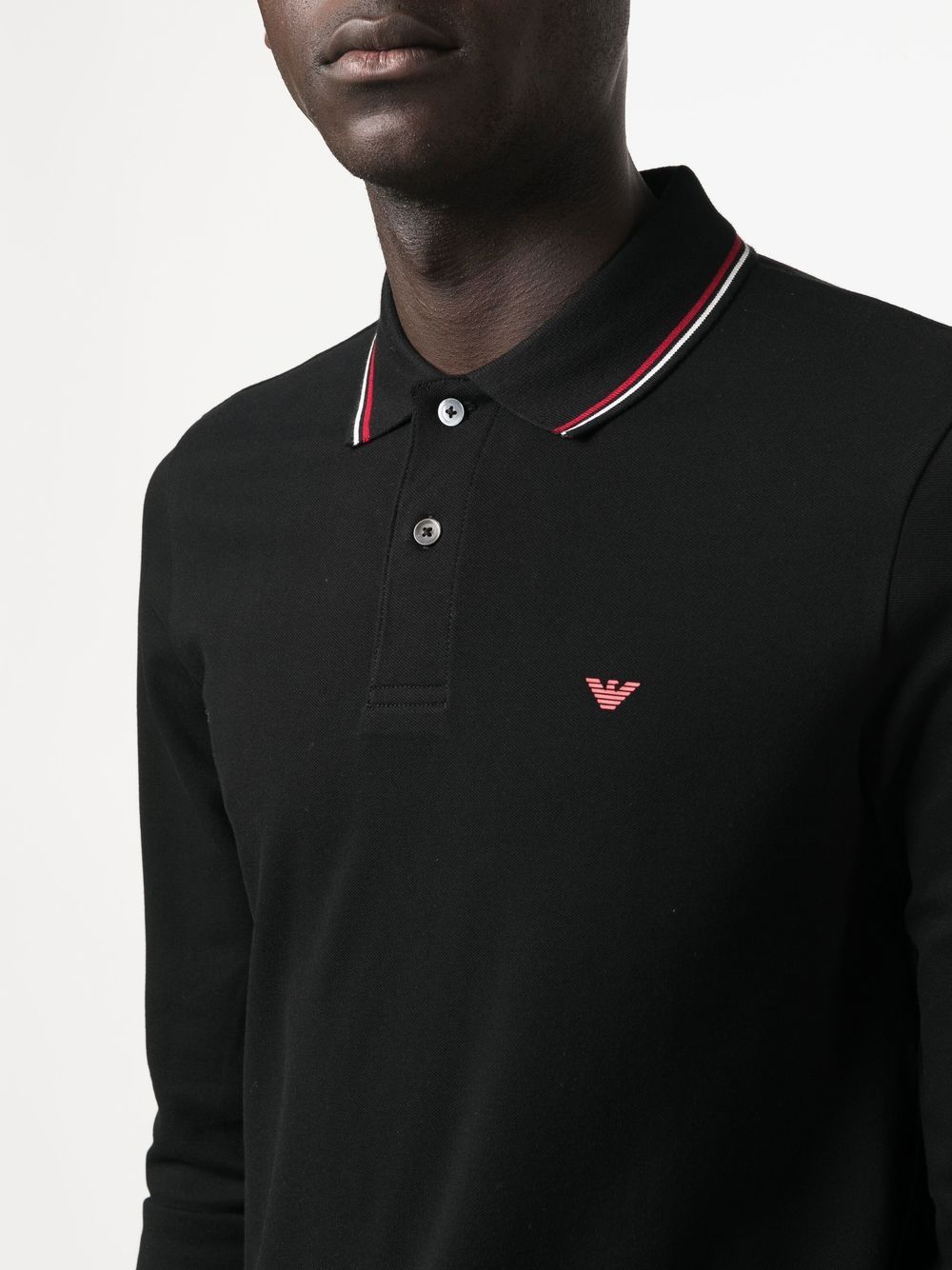 EMPORIO ARMANI Logo Cotton Polo Shirt