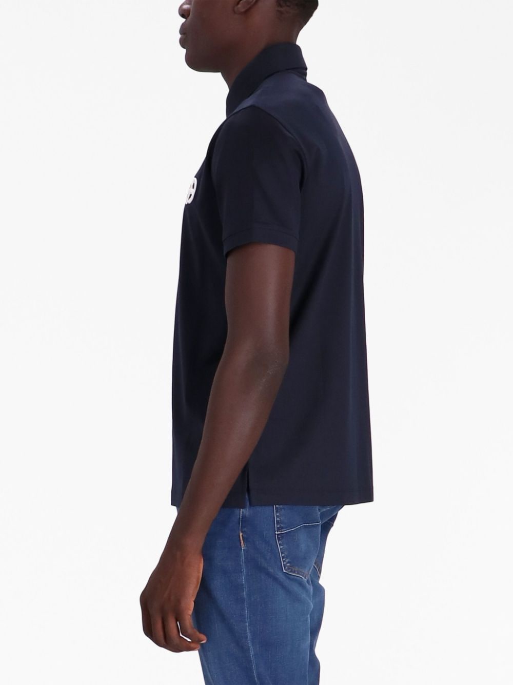 EMPORIO ARMANI Cotton Blend Polo Shirt for Men - Perfect for FW25