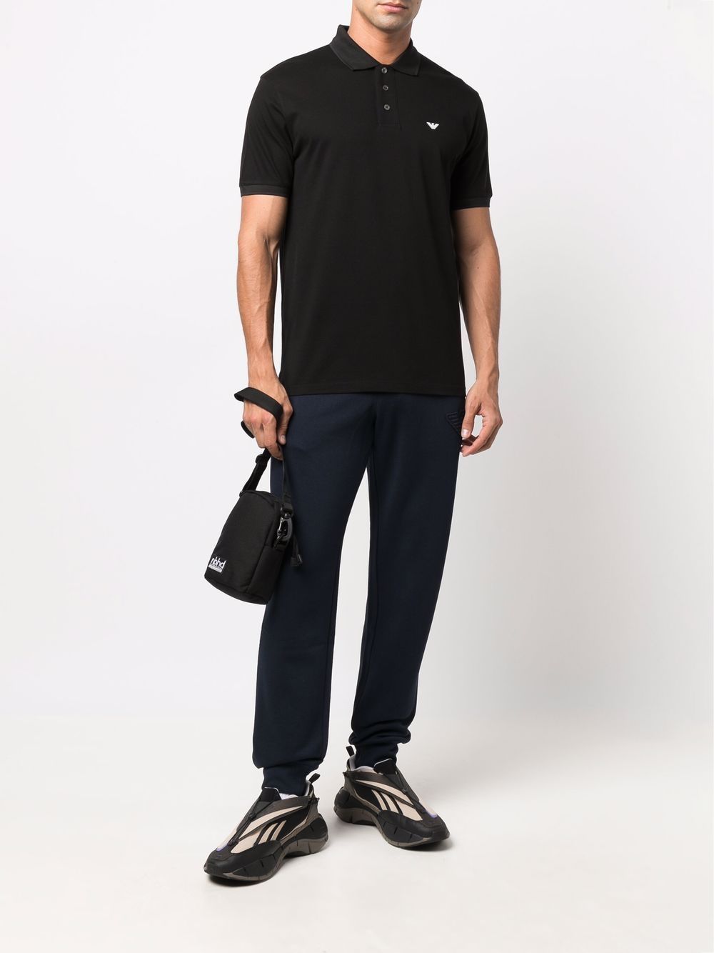 EMPORIO ARMANI Classic Cotton Polo Shirt for Men