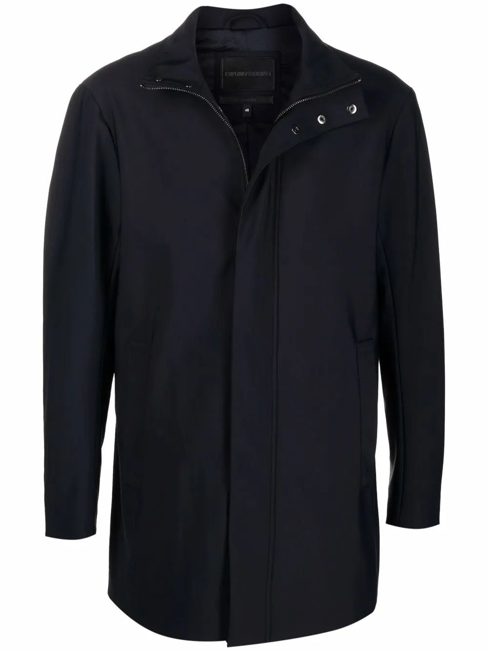 EMPORIO ARMANI Elastan Trench Coat for Men