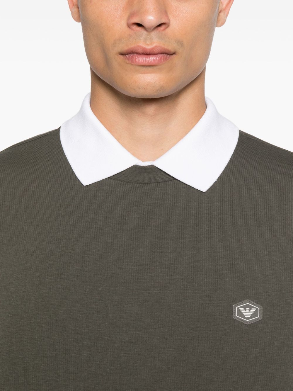 EMPORIO ARMANI Men's Cotton Crewneck Sweatshirt