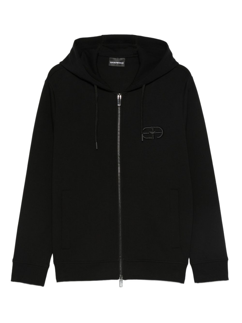 EMPORIO ARMANI Logo Cotton Hoodie for Men - FW25