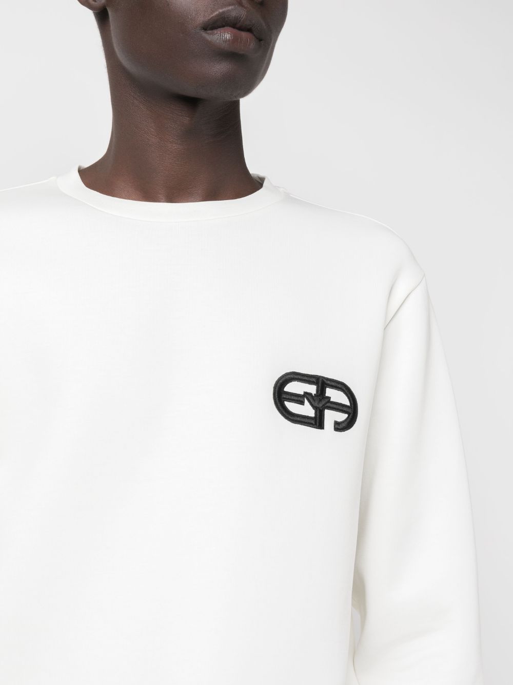 EMPORIO ARMANI Men's Logo Cotton Sweatshirt - SS25