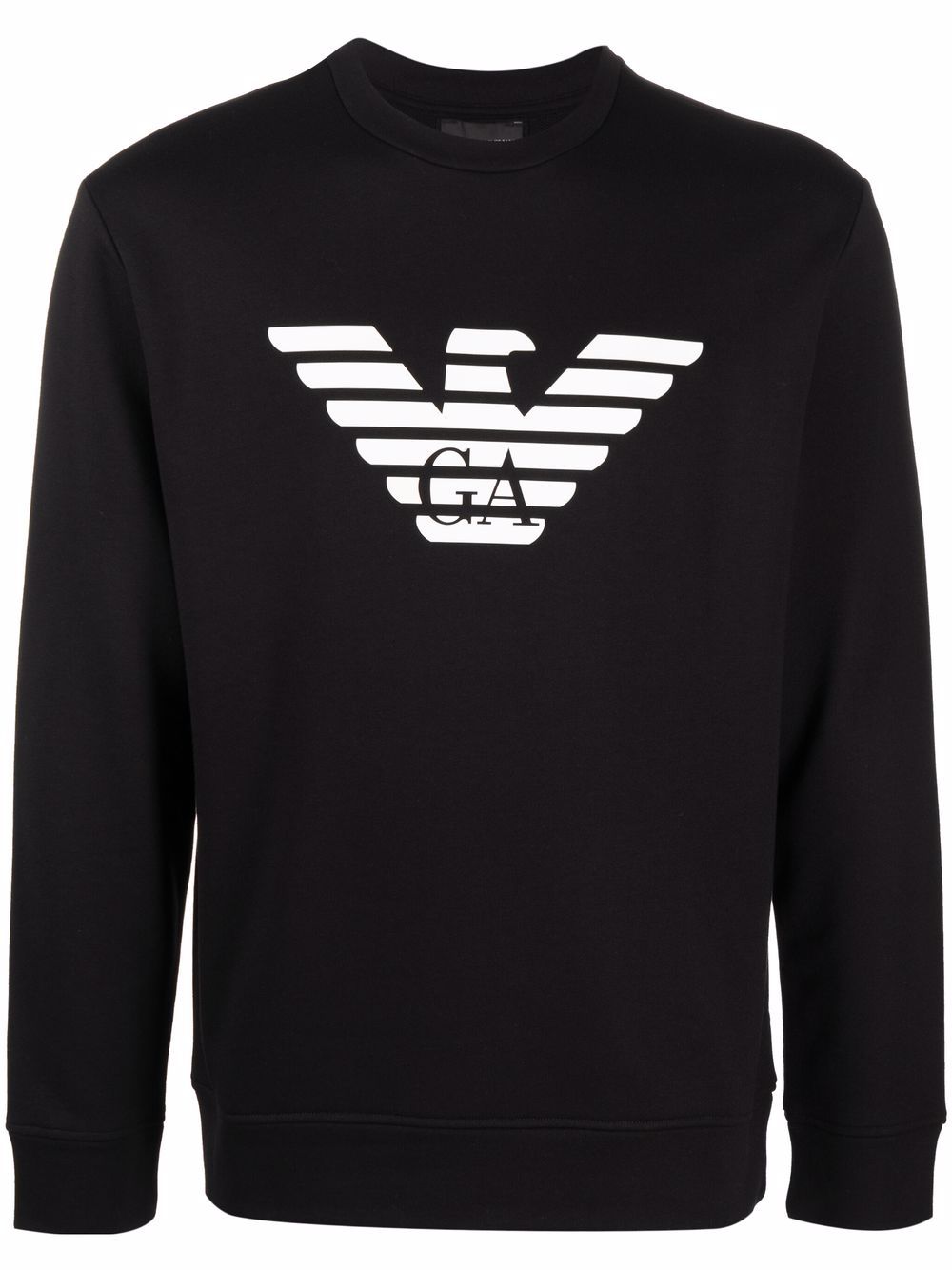 EMPORIO ARMANI Cotton Blend Crewneck Sweatshirt