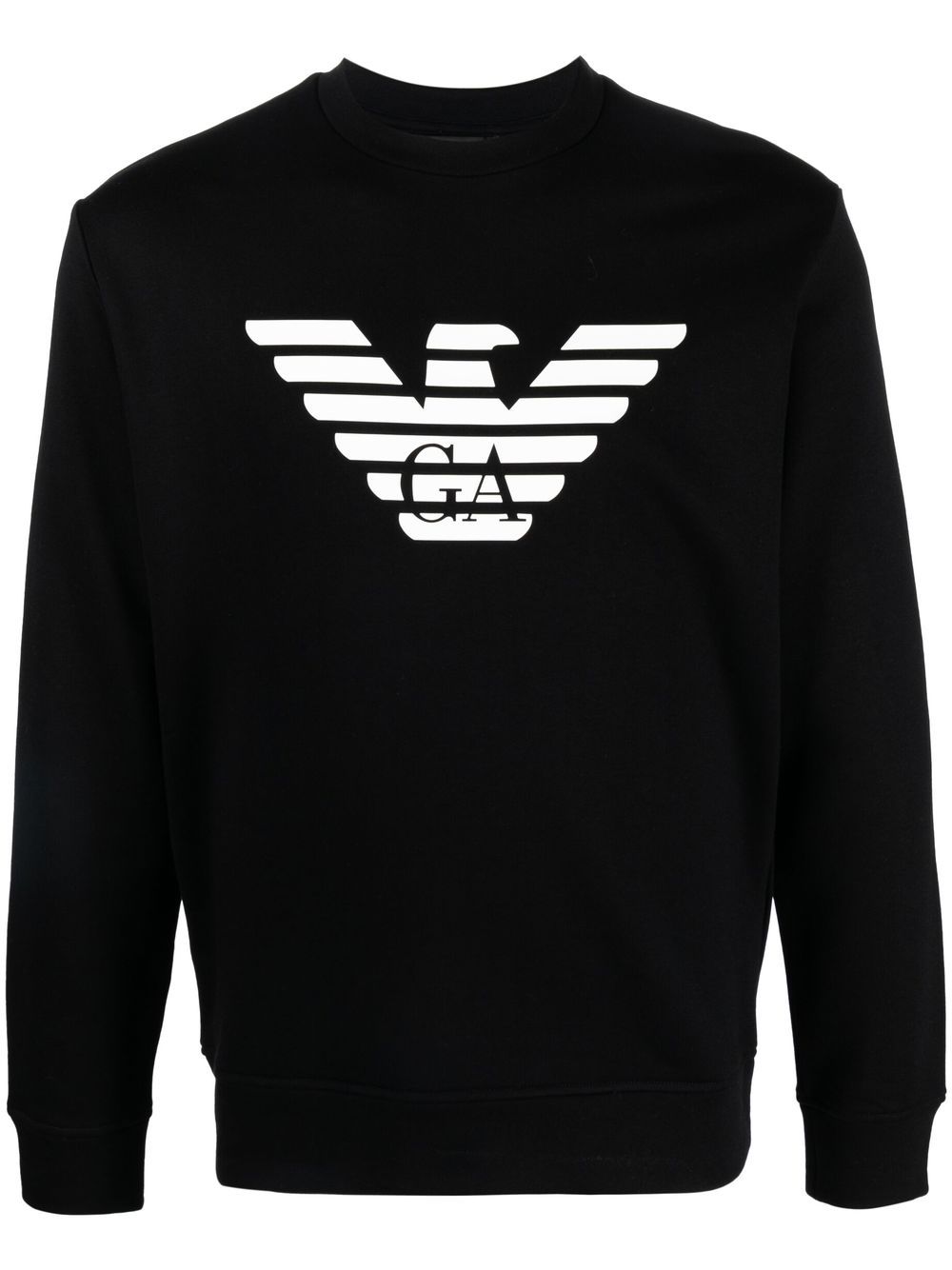 EMPORIO ARMANI Cotton Blend Crewneck Sweatshirt