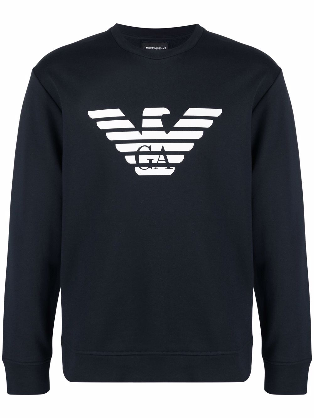EMPORIO ARMANI Logo Cotton Sweatshirt for Men