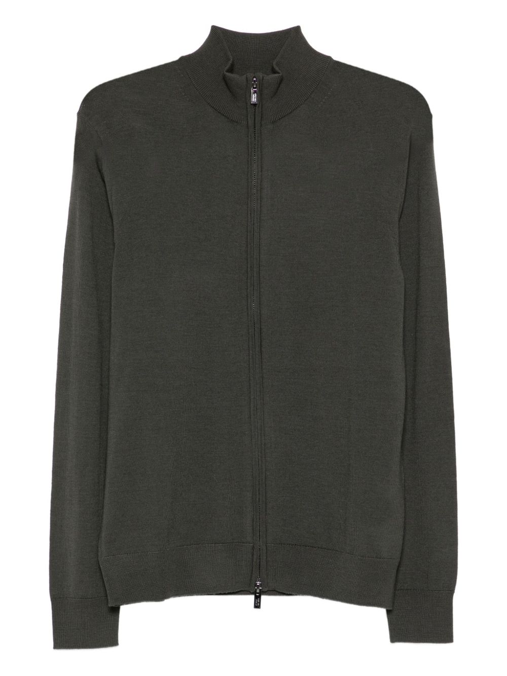 EMPORIO ARMANI Men's Wool Zipped Cardigan