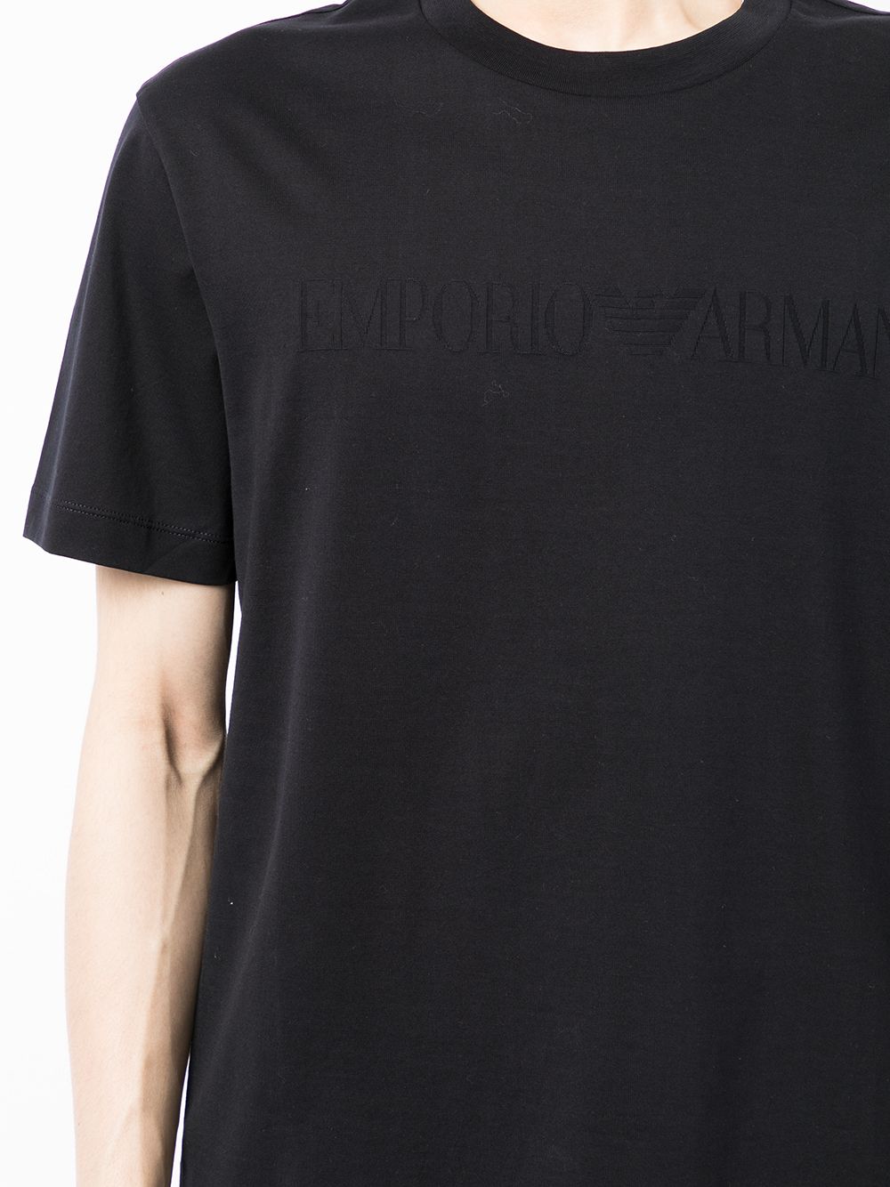EMPORIO ARMANI Logo Cotton T-Shirt for Men - FW25