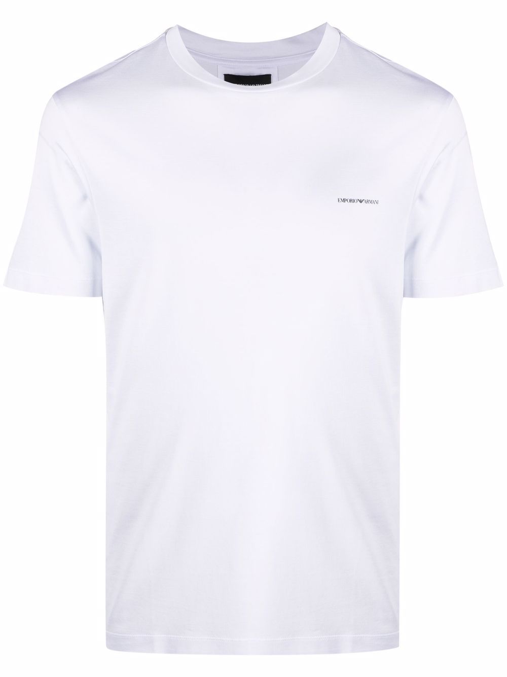 EMPORIO ARMANI Logo Cotton Blend T-Shirt - Men's FW25